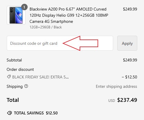 Как использовать купон в Blackview Как использовать промокод в Blackview